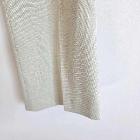 House of Harlow 1960 Light Sage Green Tailored Trousers, Suit Pants, Pleated - Picture 2 of 10